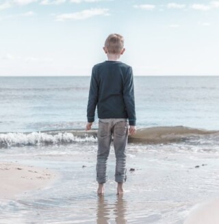 Rodzina z dzieckiem niepełnosprawnym w kościele